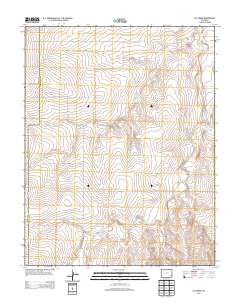 Cat Creek 2013 topographic map thumbnail