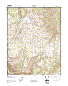 Cathedral Peak 2013 topographic map thumbnail