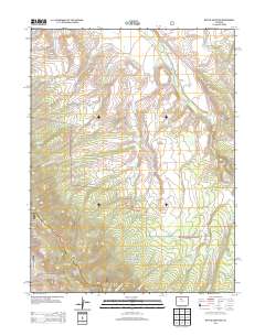 Battle Mountain 2013 topographic map thumbnail