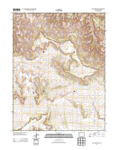 Battleship Rock 2013 topographic map thumbnail