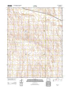 Aroya 2013 topographic map thumbnail