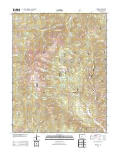 Bonanza 2013 topographic map thumbnail