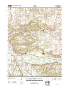 Carbondale 2013 topographic map thumbnail