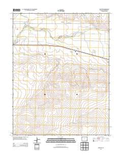 Carlton 2013 topographic map thumbnail