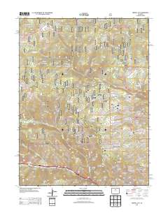 Central City 2013 topographic map thumbnail