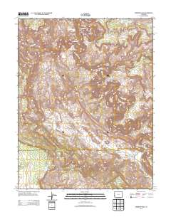 Anderson Mesa 2013 topographic map thumbnail