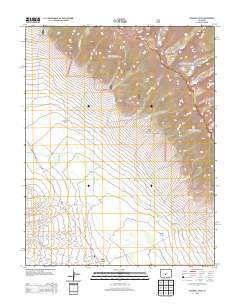 Bushnell Peak 2013 topographic map thumbnail