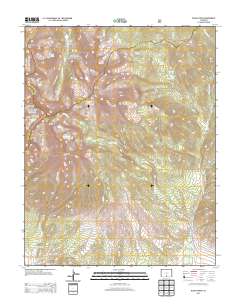 Blanca Peak 2013 topographic map thumbnail