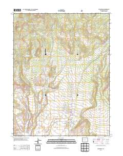 Cedaredge 2013 topographic map thumbnail
