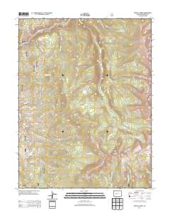 Crystal Creek 2013 topographic map thumbnail