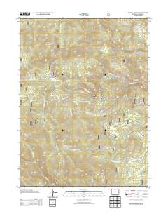 Crystal Mountain 2013 topographic map thumbnail