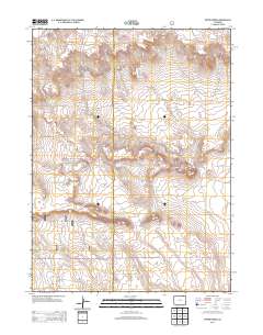 Dipper Spring 2013 topographic map thumbnail