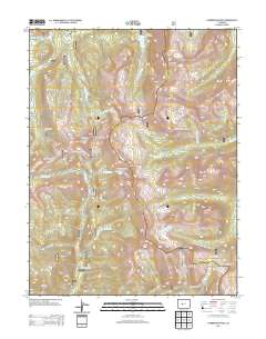 Cumberland Pass 2013 topographic map thumbnail