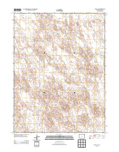 Eckley NE 2013 topographic map thumbnail