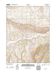 Divide Creek 2013 topographic map thumbnail