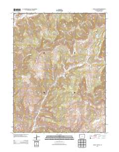 Garvey Canyon 2013 topographic map thumbnail