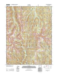 Fairview Peak 2013 topographic map thumbnail