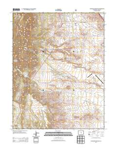Cheyenne Mountain 2013 topographic map thumbnail