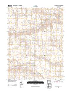 Cheyenne Wells NE 2013 topographic map thumbnail
