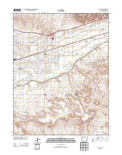 Clifton 2013 topographic map thumbnail