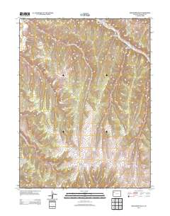 Greasewood Gulch 2013 topographic map thumbnail