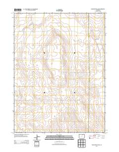 Greasewood Lake 2013 topographic map thumbnail