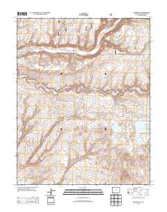Dolores East 2013 topographic map thumbnail