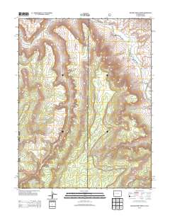Dolores Point North 2013 topographic map thumbnail
