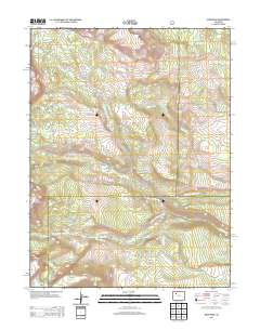 Dome Peak 2013 topographic map thumbnail