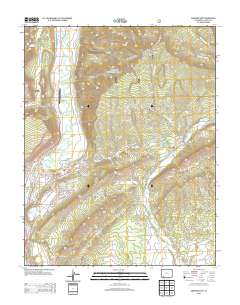 Durango East 2013 topographic map thumbnail