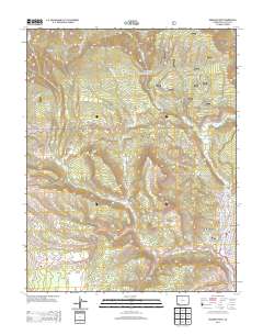 Durango West 2013 topographic map thumbnail