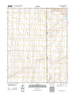 Durkee Creek SE 2013 topographic map thumbnail