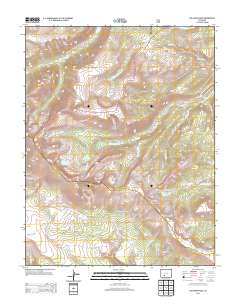 Halfmoon Pass 2013 topographic map thumbnail