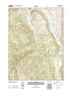 Glendevey 2013 topographic map thumbnail