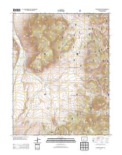 Cochetopa Park 2013 topographic map thumbnail