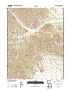 Graveyard Gulch 2013 topographic map thumbnail