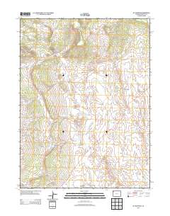 M F Mountain 2013 topographic map thumbnail