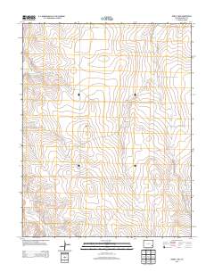 Denny Lake 2013 topographic map thumbnail