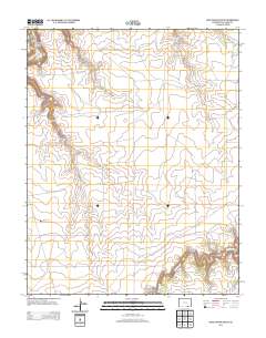 Doss Canyon South 2013 topographic map thumbnail