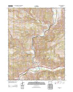 Dotsero 2013 topographic map thumbnail