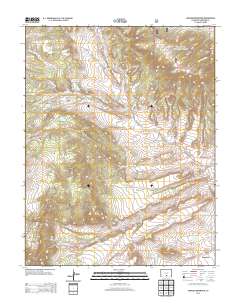 Creager Reservoir 2013 topographic map thumbnail