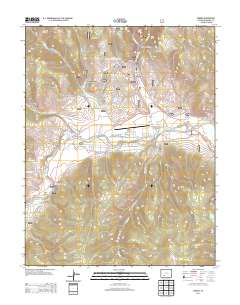 Creede 2013 topographic map thumbnail