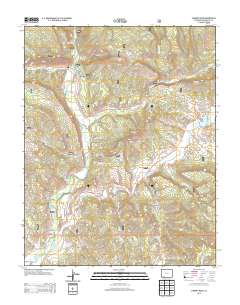 Chimney Rock 2013 topographic map thumbnail