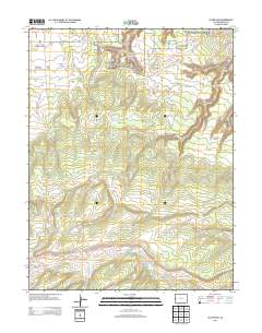 Glade Park 2013 topographic map thumbnail