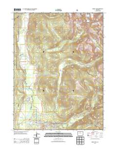 Grand Lake 2013 topographic map thumbnail