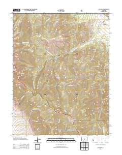 Coaldale 2013 topographic map thumbnail