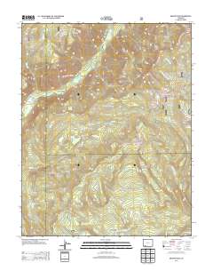 Granite Peak 2013 topographic map thumbnail