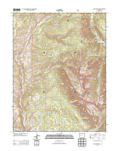 Chair Mountain 2013 topographic map thumbnail