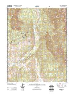 Chama Peak 2013 topographic map thumbnail