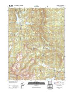 Chambers Lake 2013 topographic map thumbnail